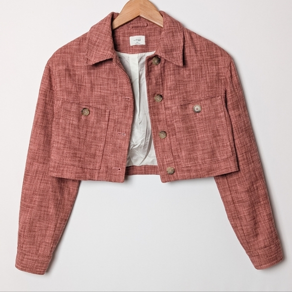 ARITZIA WILFRED Little Cropped Jacket Tweed XXS Aritzia - Picture 4 of 8